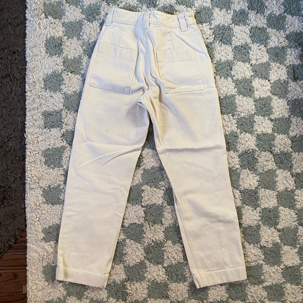Beaton Linen Utility Pants Natural - Picture 4 of 9